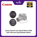 Load image into Gallery viewer, Canon Camera Lens Cap &amp; Others LENS CAP E-49 Lens Cap Diameter 49mm