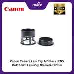 Load image into Gallery viewer, Canon Camera Lens Cap &amp; Others LENS CAP E-52II Lens Cap Diameter 52mm