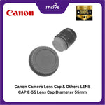Load image into Gallery viewer, Canon Camera Lens Cap &amp; Others LENS CAP E-55 Lens Cap Diameter 55mm