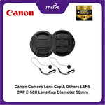 Load image into Gallery viewer, Canon Camera Lens Cap &amp; Others LENS CAP E-58II Lens Cap Diameter 58mm