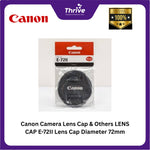 Load image into Gallery viewer, Canon Camera Lens Cap &amp; Others LENS CAP E-72II Lens Cap Diameter 72mm