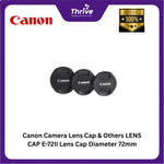 Load image into Gallery viewer, Canon Camera Lens Cap &amp; Others LENS CAP E-72II Lens Cap Diameter 72mm