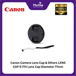 Load image into Gallery viewer, Canon Camera Lens Cap &amp; Others LENS CAP E-77II Lens Cap Diameter 77mm