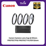 Load image into Gallery viewer, Canon Camera Lens Cap &amp; Others PROTECTF52 PROTECT FILTER 52mm