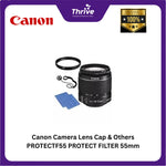 Load image into Gallery viewer, Canon Camera Lens Cap &amp; Others PROTECTF55 PROTECT FILTER 55mm