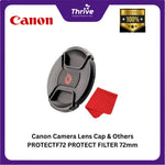 Load image into Gallery viewer, Canon Camera Lens Cap &amp; Others PROTECTF72 PROTECT FILTER 72mm