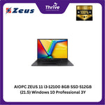 Load image into Gallery viewer, AIOPC ZEUS 11 i3-12100 8GB SSD 512GB (21.5) Windows 10 Professional 3Y