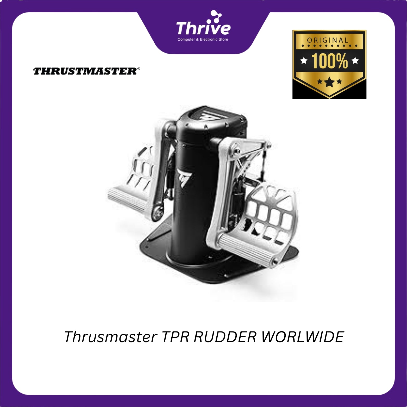 Thrusmaster TPR RUDDER WORLWIDE - Sultan Store