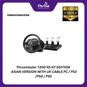 "Thrusmaster T300 RS GT EDITION   ASIAN VERSION WITH UK CABLE PC / PS3 /PS4 / PS5"
