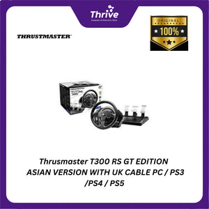 "Thrusmaster T300 RS GT EDITION   ASIAN VERSION WITH UK CABLE PC / PS3 /PS4 / PS5"