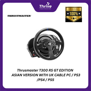 "Thrusmaster T300 RS GT EDITION   ASIAN VERSION WITH UK CABLE PC / PS3 /PS4 / PS5"