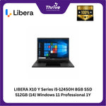 Load image into Gallery viewer, LIBERA X10 Y Series i5-12450H 8GB SSD 512GB (14) Windows 11 Professional 1Y