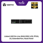 Load image into Gallery viewer, Liebert GXE On-Line 3kVA 230V LCD, PF0.9, 2U, Extended Run, Rack/Tower, Rail Kit Bundled 1203737