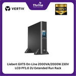 Load image into Gallery viewer, Liebert GXT5 On-Line 2000VA/2000W 230V LCD PF1.0 2U Extended Run Rack/Tower, Rail Kit Bundled 1202010