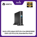 Load image into Gallery viewer, Vertiv UPS Liebert GXT5 On-Line 16kVA/16kW 230V LCD PF1.0, 9U, Extended Run Rack/Tower, RDU101 webcard and Rail Kit Bundled GXT5-16KIRT9UXLN
