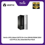 Load image into Gallery viewer, Vertiv UPS Liebert GXT5 On-Line 20kVA/20kW 230V LCD PF1.0, 9U, Extended Run Rack/Tower, RDU101 webcard and Rail Kit Bundled GXT5-20KIRT9UXLN
