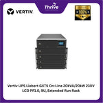Load image into Gallery viewer, Vertiv UPS Liebert GXT5 On-Line 20kVA/20kW 230V LCD PF1.0, 9U, Extended Run Rack/Tower, RDU101 webcard and Rail Kit Bundled GXT5-20KIRT9UXLN
