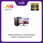 Load image into Gallery viewer, LIBERA EPSILON i9-13900 32GB SSD 256GB + 2X4TB (19) WIN 11 3Y