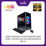 Load image into Gallery viewer, LIBERA STRYDER I7-10700F 16GB SSD 512GB NVME + 1TB HDD SATA VGA 4GB (23.8) WIN 11 PRO 3Y