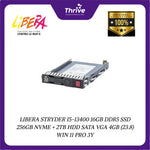 Load image into Gallery viewer, LIBERA STRYDER I5-13400 16GB DDR5 SSD 256GB NVME + 2TB HDD SATA VGA 4GB (23.8) WIN 11 PRO 3Y