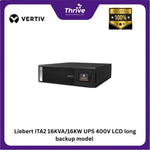 Load image into Gallery viewer, Liebert ITA2 16KVA/16KW UPS 400V LCD long backup model (included IS-UNITY-DP SNMP/Web Card, connection cable &amp; mounting rail kits)