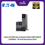 Load image into Gallery viewer, Eaton 5P 650i Gen 2 Rack1U 9210-3392 650VA / 420Watt - 5P 2nd Generation Rack Mount Models, International 230V