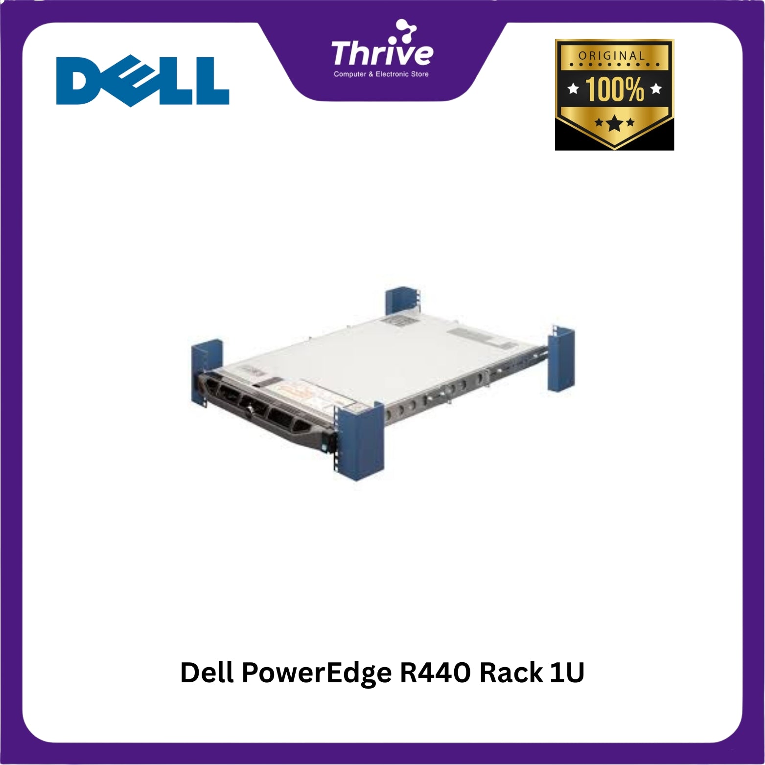 Dell PowerEdge R440 Rack 1U - Sultan Store