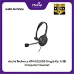 Load image into Gallery viewer, Audio Technica ATH-101USB Single-Ear USB Computer Headset