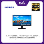 Load image into Gallery viewer, SAMSUNG 19" S33A 60Hz HD Monitor 19A330 VGA HDMI 1366x768 VESA LS19A330NHEXXD