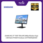 Load image into Gallery viewer, SAMSUNG 27" T45F 75Hz IPS 1080p Monitor Ergo USB Hub 27T450F FreeSync LF27T450FQEXXD
