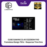 Load image into Gallery viewer, CUBE GAMING 21.45 CG22B0W FHD Frameless Design 75Hz - Response Time 5ms