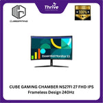 Load image into Gallery viewer, CUBE GAMING CHAMBER NS27FI 27 FHD IPS Frameless Design 240Hz Gaming Monitor (RGB Light) with G-SYNC