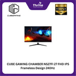 Load image into Gallery viewer, CUBE GAMING CHAMBER NS27FI 27 FHD IPS Frameless Design 240Hz Gaming Monitor (RGB Light) with G-SYNC