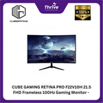 Load image into Gallery viewer, CUBE GAMING RETINA PRO F22V10H 21.5 FHD Frameless 100Hz Gaming Monitor - Response Time 5ms