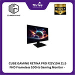 Load image into Gallery viewer, CUBE GAMING RETINA PRO F22V10H 21.5 FHD Frameless 100Hz Gaming Monitor - Response Time 5ms