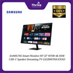 Load image into Gallery viewer, SAMSUNG Smart Monitor M7 32" M70B 4K HDR USB-C Speaker Streaming TV LS32BM700UEXXD