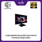 Load image into Gallery viewer, CUBE GAMING IRIS GF24FI 23.8 FHD IPS Frameless Design 165Hz Gaming Monitor with AMD FreeSync &amp; G-SYNC (HDMI + DP) - Response Time 1ms