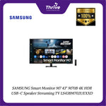Load image into Gallery viewer, SAMSUNG Smart Monitor M7 43" M70B 4K HDR USB-C Speaker Streaming TV LS43BM702UEXXD