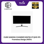 Load image into Gallery viewer, CUBE GAMING CHAMBER NS27QI 27 QHD IPS Frameless Design 240Hz Gaming Monitor (RGB Light) with G-SYNC