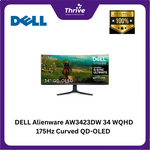 Load image into Gallery viewer, DELL Alienware AW3423DW 34 WQHD 175Hz Curved QD-OLED Gaming Monitor with NVIDIA G-SYNC Ultimate