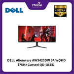 Load image into Gallery viewer, DELL Alienware AW3423DW 34 WQHD 175Hz Curved QD-OLED Gaming Monitor with NVIDIA G-SYNC Ultimate