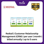 Load image into Gallery viewer, Redtail | Customer Relationship Management (CRM) | per user | month | billed annually | up to 5 users