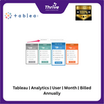Load image into Gallery viewer, Tableau | Analytics | User | Month | Billed Annually
