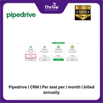 Load image into Gallery viewer, Pipedrive | CRM | Per seat per | month | billed annually