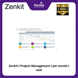 Zenkit | Project Management | per month | seat
