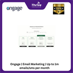 Load image into Gallery viewer, Ongage | Email Marketing | Up to 1m emails/sms per month