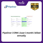 Load image into Gallery viewer, Pipeliner | CRM | /user | month | billed annually
