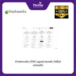 Load image into Gallery viewer, Freshworks CRM | agent| month | billed annually