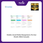 Load image into Gallery viewer, Nimble | Social Media Management | Per Seat Month | Billed Annually