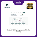Load image into Gallery viewer, Zendesk | CRM | per agent| month | billed annually
